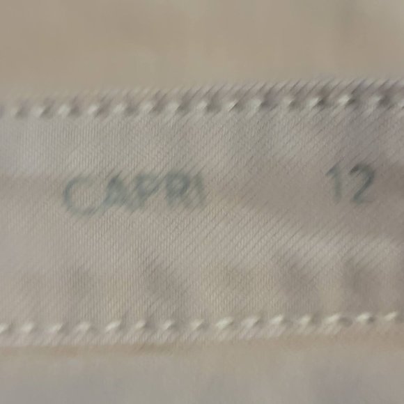 Pale Pink Jennifer Lopez Cuffed Capris Size 12 - Picture 4 of 14